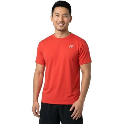 Yonex Practice Small Logo Ym0045 - Maglietta da uomo - Rosso Yonex Practice Small Logo Ym0045 - Maglietta da uomo - Rosso