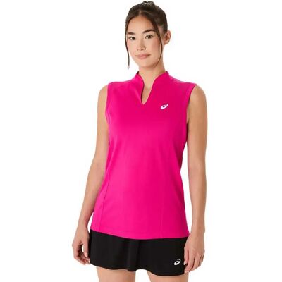 Asics Maglietta Senza Maniche Court Pink Rave L Asics Maglietta Senza Maniche Court Pink Rave L