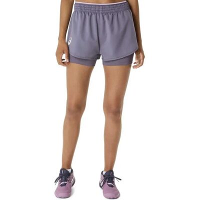 Asics Pantaloni Corti Match Greyish Purple XS Asics Pantaloni Corti Match Greyish Purple XS