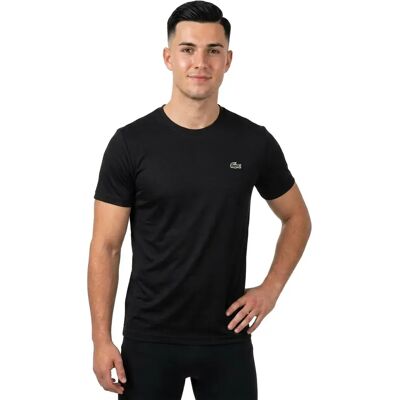 Lacoste Maglietta A Maniche Corte Core Performance Black / Green XS Lacoste Maglietta A Maniche Corte Core Performance Black / Green XS