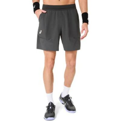 Asics Pantaloni Corti Match Laser Cut 7in Graphite Grey Night Energy S Asics Pantaloni Corti Match Laser Cut 7in Graphite Grey Night Energy S