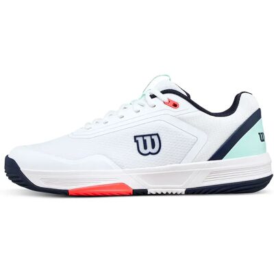 Wilson Scarpe Da Padel Courtglide White / Bay / Fiery Coral EU 44 Wilson Scarpe Da Padel Courtglide White / Bay / Fiery Coral EU 44