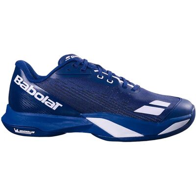 Babolat Scarpe Per Tutte Le Superfici Jet Mach Dark Blue / White EU 42 1/2 Babolat Scarpe Per Tutte Le Superfici Jet Mach Dark Blue / White EU 42 1/2