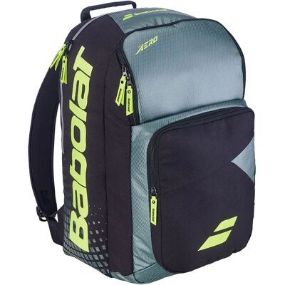 Babolat Zaino Pure Aero Metallic Grey / Black / Fluo Yellow One Size Babolat Zaino Pure Aero Metallic Grey / Black / Fluo Yellow One Size