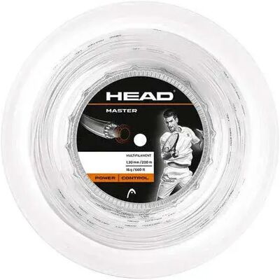 Head Racket Corda Per Bobina Da Tennis Master 200 M White 1.38 mm Head Racket Corda Per Bobina Da Tennis Master 200 M White 1.38 mm