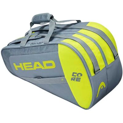 Head Racket Borsa Per Racchetta Da Padel Core Combi Grey / Neon Yellow One Size Head Racket Borsa Per Racchetta Da Padel Core Combi Grey / Neon Yellow One Size