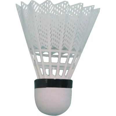 Sporti France TU Volante da Badminton Bianco - Attrezzatura da Badminton Sporti France TU Volante da Badminton Bianco - Attrezzatura da Badminton