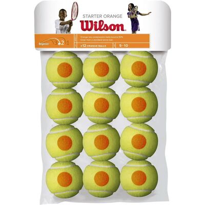 Wilson Palline Da Tennis Starter 12 Unità Yellow / Orange One Size Wilson Palline Da Tennis Starter 12 Unità Yellow / Orange One Size