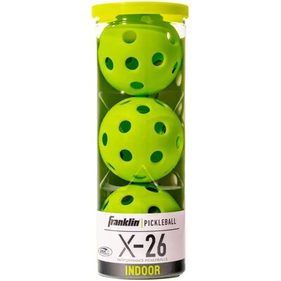 Franklin Palline Da Pickleball Indoor X-26 Lime Green 100 Palle Franklin Palline Da Pickleball Indoor X-26 Lime Green 100 Palle
