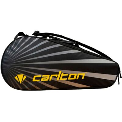 Carlton Borsa Da Racchetta Team 2-vaks Black / Silver / Yellow One Size Carlton Borsa Da Racchetta Team 2-vaks Black / Silver / Yellow One Size