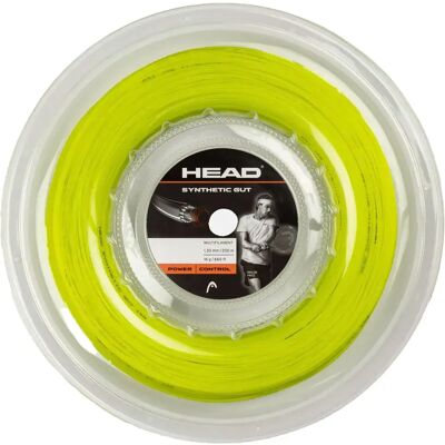 Head Racket Corda Per Bobina Da Tennis Synthetic Gut 200 M Yellow 1.30 mm Head Racket Corda Per Bobina Da Tennis Synthetic Gut 200 M Yellow 1.30 mm