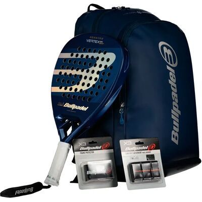 Bullpadel Racchetta Da Padel Pack Vertex0 Navy Blue One Size Bullpadel Racchetta Da Padel Pack Vertex0 Navy Blue One Size