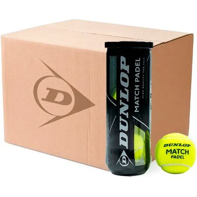 Dunlop Scatola Di Palline Da Padel Match Yellow 24 x 3 Palle Dunlop Scatola Di Palline Da Padel Match Yellow 24 x 3 Palle