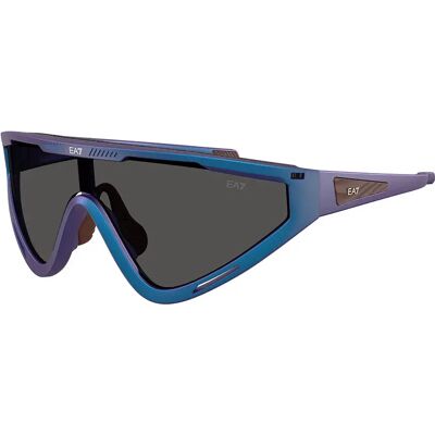Ea7 Luxottica Occhiali Da Sole 0q74001 Matte Iridiscent Blue Dark Grey/CAT3 Ea7 Luxottica Occhiali Da Sole 0q74001 Matte Iridiscent Blue Dark Grey/CAT3