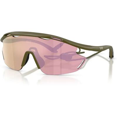 Ea7 Luxottica Occhiali Da Sole 0q74002 Matte Army Dark Brown Mirror Rose Gold/CAT2 Ea7 Luxottica Occhiali Da Sole 0q74002 Matte Army Dark Brown Mirror Rose Gold/CAT2
