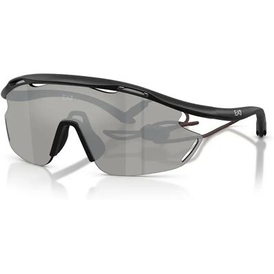 Ea7 Luxottica Occhiali Da Sole 0q74002 Matte Black 02 Light Grey Mirror Silver/CAT3 Ea7 Luxottica Occhiali Da Sole 0q74002 Matte Black 02 Light Grey Mirror Silver/CAT3
