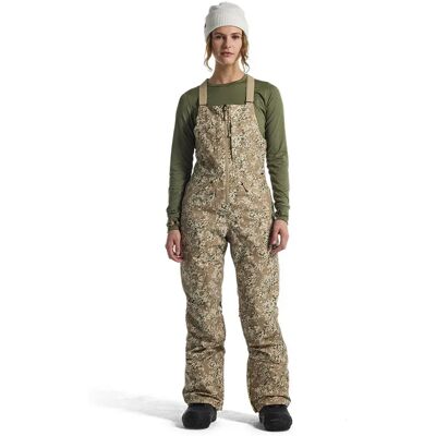 Pantaloni con pettor Burton Reserve 2L Beige - S Pantaloni con pettor Burton Reserve 2L Beige - S