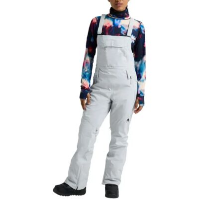 Burton Pantaloni Reserve 2l Stretch Slim Bib Short Gray Cloud XS Burton Pantaloni Reserve 2l Stretch Slim Bib Short Gray Cloud XS