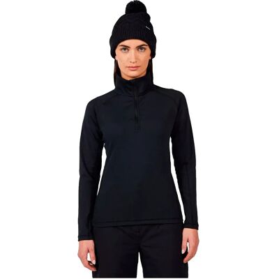 Rossignol Felpa Con Mezza Zip Mid Layer Stretch Black M Rossignol Felpa Con Mezza Zip Mid Layer Stretch Black M