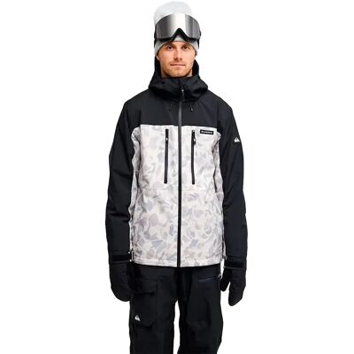Quiksilver Giacca Sycamore 20k Ice Camo Bone White L Quiksilver Giacca Sycamore 20k Ice Camo Bone White L