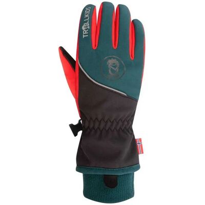 Trollkids Guanti Trolltunga Chili Red / Midnight Petrol / Black 5 Trollkids Guanti Trolltunga Chili Red / Midnight Petrol / Black 5