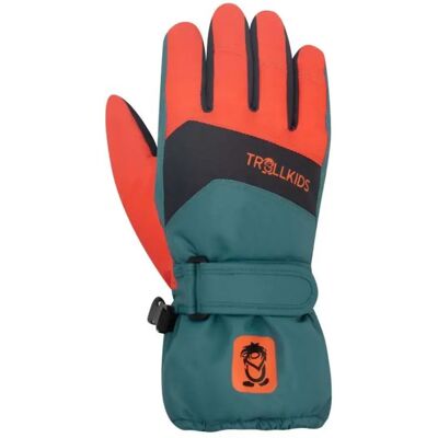 Trollkids Guanti Rauland Stormy Blue / Flame Orange / Black 5 Trollkids Guanti Rauland Stormy Blue / Flame Orange / Black 5