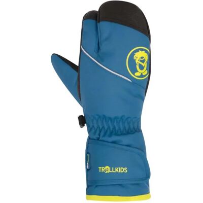 Trollkids Guanti Troll 3 Finger Nordic Blue / Glow Green 6 Trollkids Guanti Troll 3 Finger Nordic Blue / Glow Green 6