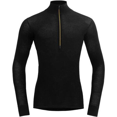 Devold Of Norway Maglietta A Manica Larga Con Mezza Cerniera Wool Mesh 190 Caviar M Devold Of Norway Maglietta A Manica Larga Con Mezza Cerniera Wool Mesh 190 Caviar M