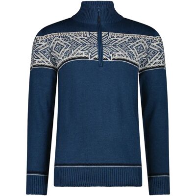 Cmp Maglione Con Mezza Zip 7h77511 Bluestone 4XL Cmp Maglione Con Mezza Zip 7h77511 Bluestone 4XL
