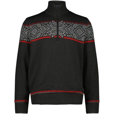 Cmp Maglione Con Mezza Zip 7h87511 Anthracite / Rhodamine M Cmp Maglione Con Mezza Zip 7h87511 Anthracite / Rhodamine M