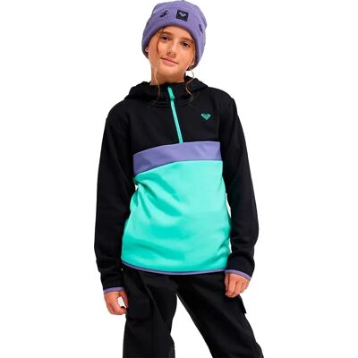 Roxy Felpa Frost Fern True Black 12 Anni Roxy Felpa Frost Fern True Black 12 Anni