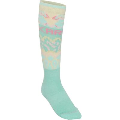 Kari Traa Calzini Lunghi Johanne Bright Turquoise EU 38-39 Kari Traa Calzini Lunghi Johanne Bright Turquoise EU 38-39