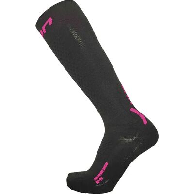 Uyn Calzini Lunghi Ski One Pure Snow Black / Pink EU 37-38 Uyn Calzini Lunghi Ski One Pure Snow Black / Pink EU 37-38