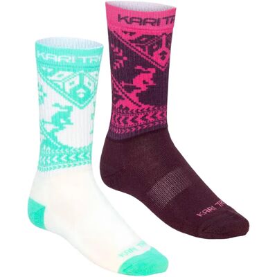 Kari Traa Calzini Lunghi Puffin Jelly Mint EU 36-38 Kari Traa Calzini Lunghi Puffin Jelly Mint EU 36-38