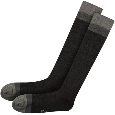 Lenz Calzini Lunghi Merino Compression 1 Darkgrey EU 45-47 Lenz Calzini Lunghi Merino Compression 1 Darkgrey EU 45-47