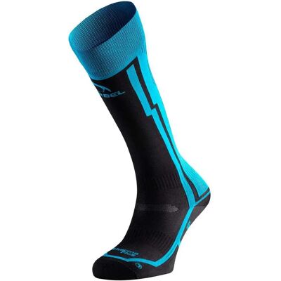 Lurbel Calzini Lunghi Ski Pro Six Black / Turquoise EU 42-44 Lurbel Calzini Lunghi Ski Pro Six Black / Turquoise EU 42-44