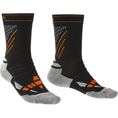 Bridgedale Calzini Nordic Race Merino Performance Black / Stone EU 36-39 Bridgedale Calzini Nordic Race Merino Performance Black / Stone EU 36-39