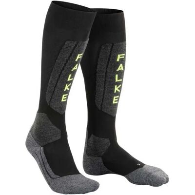 Falke Calzini Lunghi Sk5 Expert Black Lightning EU 44-45 Falke Calzini Lunghi Sk5 Expert Black Lightning EU 44-45