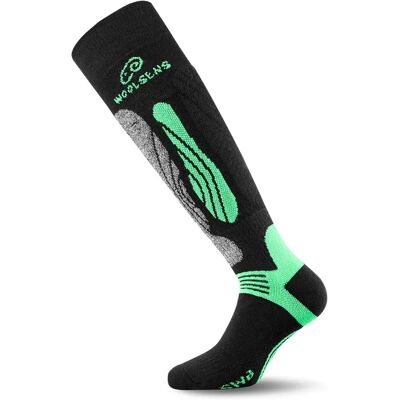 Lasting Calzini Lunghi Siw Black / Green / Blue EU 38-41 Lasting Calzini Lunghi Siw Black / Green / Blue EU 38-41