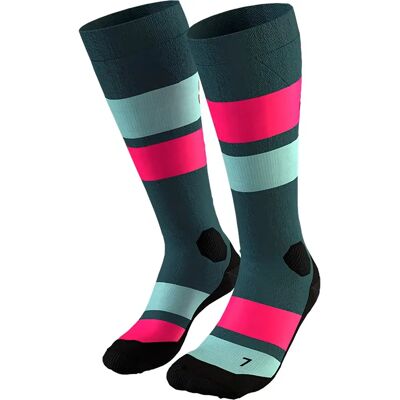 Dynafit Calzini Lunghi Ft Graphic FlamingoStripes EU 35-38 Dynafit Calzini Lunghi Ft Graphic FlamingoStripes EU 35-38