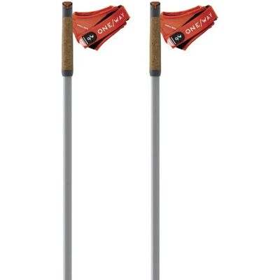 Bastoni da Sci Storm 6 Mag - Grigi - 155 cm Bastoni da Sci Storm 6 Mag - Grigi - 155 cm