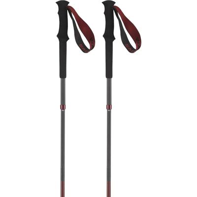 Salomon Bastoncini Quest Carbon Foldable Madder 135 cm Salomon Bastoncini Quest Carbon Foldable Madder 135 cm