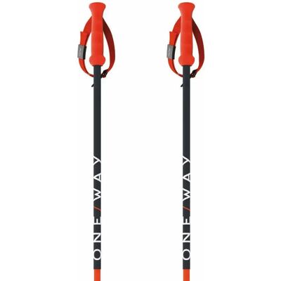 Fischer Bastoncini Rd 16 Sl Pro Black / Red 110 cm Fischer Bastoncini Rd 16 Sl Pro Black / Red 110 cm
