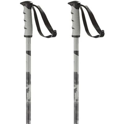 Salomon Bastoncini Steep Black / Grey 135 cm Salomon Bastoncini Steep Black / Grey 135 cm