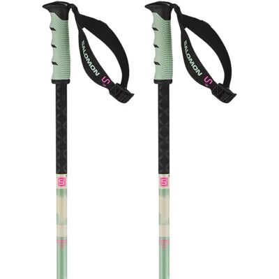Salomon Bastoncini Steep Pro S3 Iceberg Green 130 cm Salomon Bastoncini Steep Pro S3 Iceberg Green 130 cm
