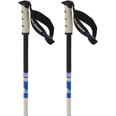 Salomon Bastoncini Steep Pro S3 Rainy Day / Race Blue 105 cm Salomon Bastoncini Steep Pro S3 Rainy Day / Race Blue 105 cm