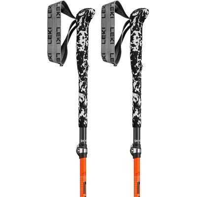 Leki Bastoncini Skysolo Fx.one Carbon Neonorange / White / Black 130 cm Leki Bastoncini Skysolo Fx.one Carbon Neonorange / White / Black 130 cm