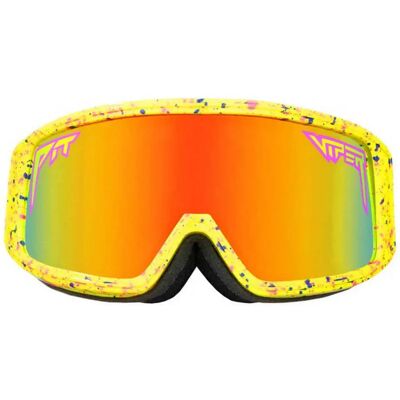 Pit Viper Maschera Da Sci The Gogglés 1993 Yellow Rainbow Mirror + Purple Clear/CAT3-CAT0 Pit Viper Maschera Da Sci The Gogglés 1993 Yellow Rainbow Mirror + Purple Clear/CAT3-CAT0