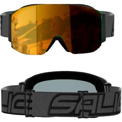 Salice Maschera Da Sci 102dacrxpf Black Green Da crx Polarflex/CAT2-4 Salice Maschera Da Sci 102dacrxpf Black Green Da crx Polarflex/CAT2-4
