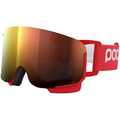 Maschera da sci POC Nexal Prismane Rosso con lente Partly Sunny Orange Maschera da sci POC Nexal Prismane Rosso con lente Partly Sunny Orange